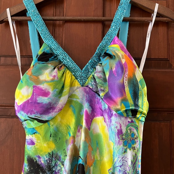 Speechless Turquoise Maxi Dress - Picture 2 of 5